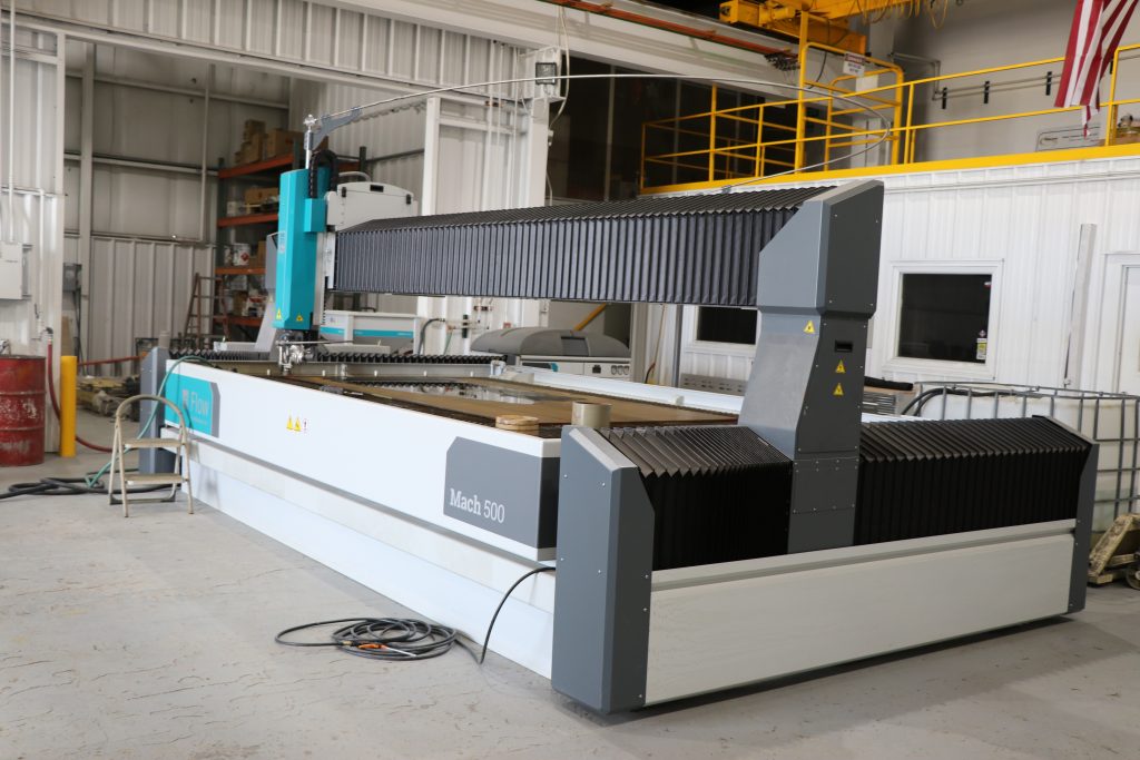 Flow Waterjet Table Reeb Welding